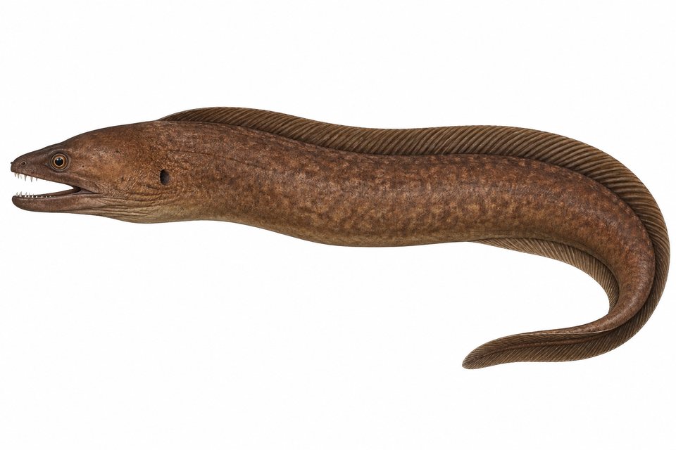 False brown moray