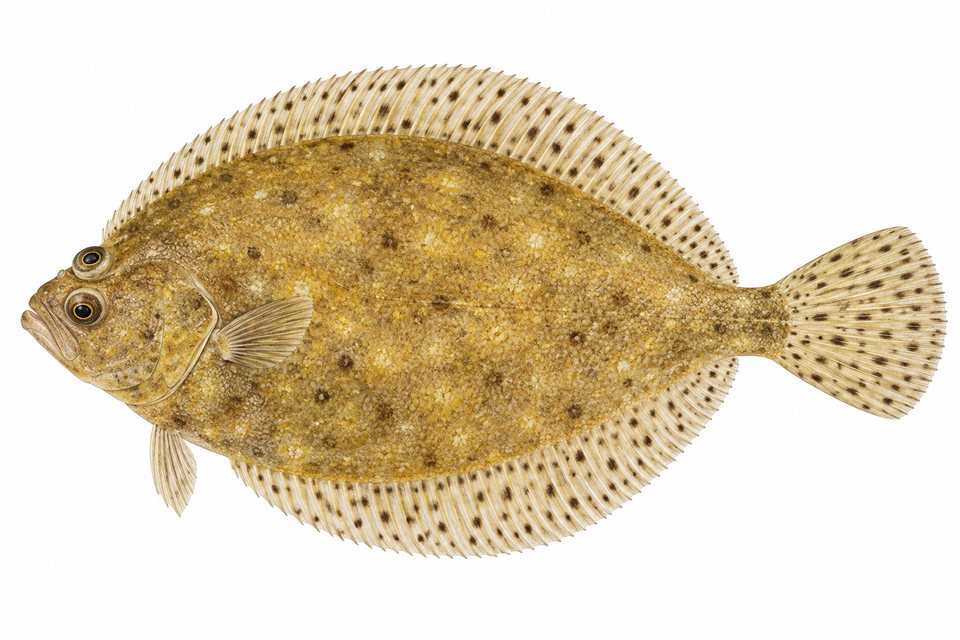 Yellow-dabbled flounder